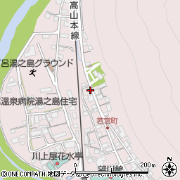 岐阜県下呂市湯之島328周辺の地図