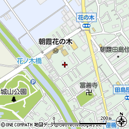 朝霞待機宿舎周辺の地図