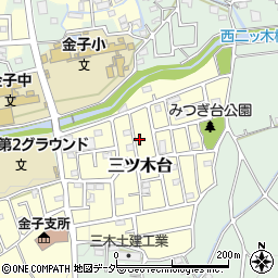 埼玉県入間市三ツ木台43周辺の地図