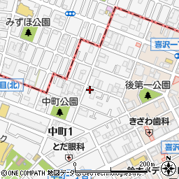 埼玉県戸田市中町1丁目7-47周辺の地図