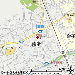 埼玉県入間市南峯121周辺の地図