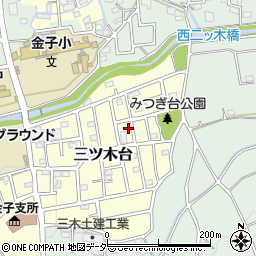埼玉県入間市三ツ木台62周辺の地図