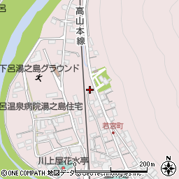 岐阜県下呂市湯之島333周辺の地図