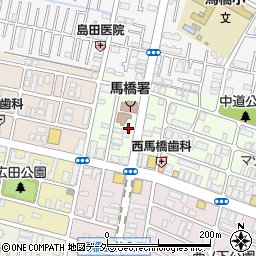松戸警察署馬橋西交番周辺の地図