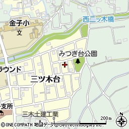 埼玉県入間市三ツ木台81周辺の地図