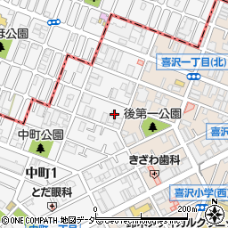 埼玉県戸田市中町1丁目6-15周辺の地図