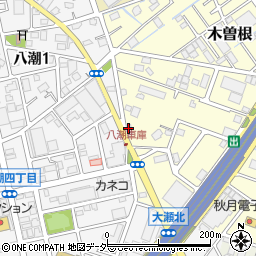 東武バスセントラル株式会社　八潮営業所周辺の地図