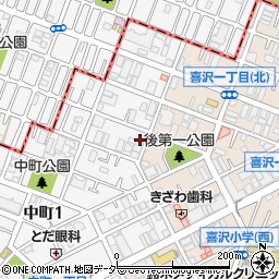 埼玉県戸田市中町1丁目6-23周辺の地図