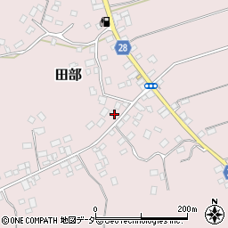 千葉県香取市田部2002-1周辺の地図