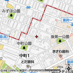 埼玉県戸田市中町1丁目6-8周辺の地図