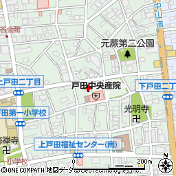 埼玉県戸田市上戸田2丁目26-15周辺の地図