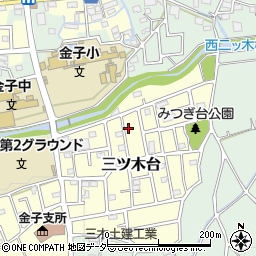 埼玉県入間市三ツ木台38周辺の地図