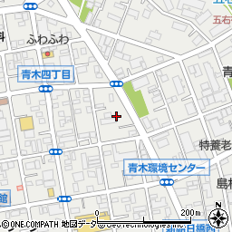 埼玉県川口市青木4丁目周辺の地図