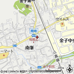 埼玉県入間市南峯129周辺の地図
