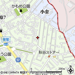 千葉県松戸市栗ケ沢769-57周辺の地図