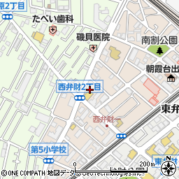 タイムズデニーズ朝霞台店駐車場周辺の地図