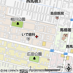 千葉県松戸市西馬橋相川町38周辺の地図