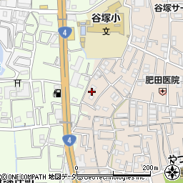 埼玉県草加市谷塚町1156周辺の地図