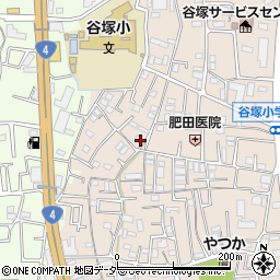 埼玉県草加市谷塚町1203周辺の地図