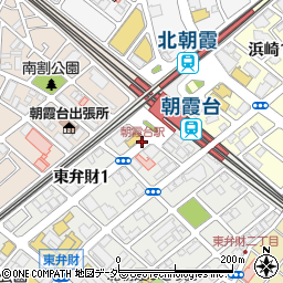 朝霞台駅周辺の地図