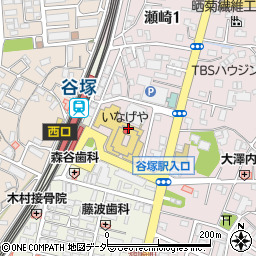 株式会社よむよむ　草加谷塚駅前店周辺の地図
