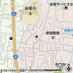埼玉県草加市谷塚町1203-7周辺の地図
