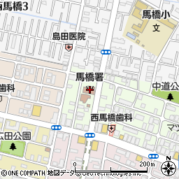 松戸市消防局馬橋消防署周辺の地図