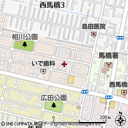 千葉県松戸市西馬橋相川町43周辺の地図