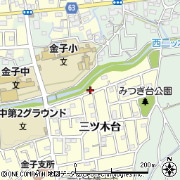 埼玉県入間市三ツ木台45周辺の地図