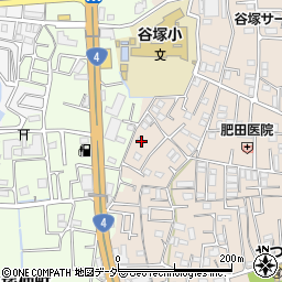 埼玉県草加市谷塚町1209-7周辺の地図