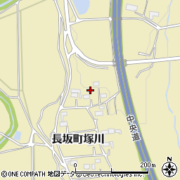 山梨県北杜市長坂町塚川1563周辺の地図