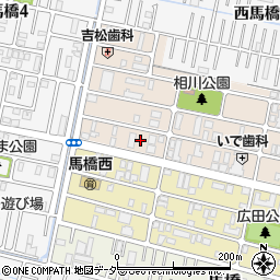 チケパ松戸西馬橋相川町第１駐車場周辺の地図
