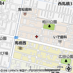 千葉県松戸市西馬橋相川町157周辺の地図