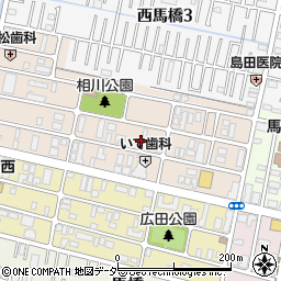 千葉県松戸市西馬橋相川町134周辺の地図