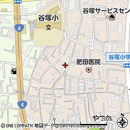 埼玉県草加市谷塚町1203-3周辺の地図