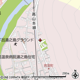 岐阜県下呂市湯之島436周辺の地図