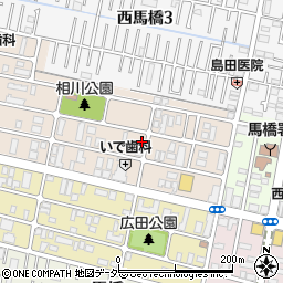 千葉県松戸市西馬橋相川町141周辺の地図