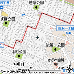 埼玉県戸田市中町1丁目3-30周辺の地図
