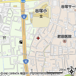 埼玉県草加市谷塚町1209-12周辺の地図