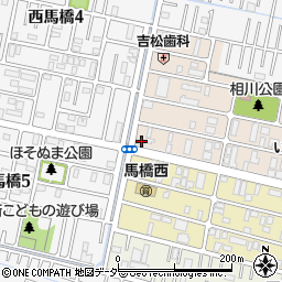 千葉県松戸市西馬橋相川町156周辺の地図