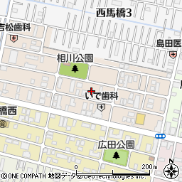 千葉県松戸市西馬橋相川町135-3周辺の地図