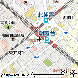朝霞台駅南口周辺の地図