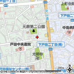 埼玉県戸田市上戸田2丁目11-7周辺の地図