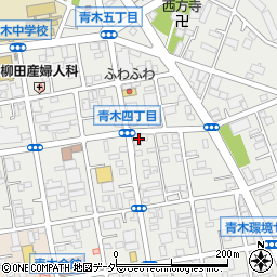 カーコンビニ倶楽部　川口青木店稲垣自動車周辺の地図