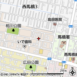 千葉県松戸市西馬橋相川町82周辺の地図
