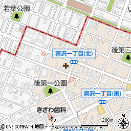 セブンイレブン戸田喜沢１丁目店周辺の地図