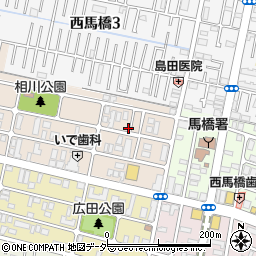 千葉県松戸市西馬橋相川町74周辺の地図