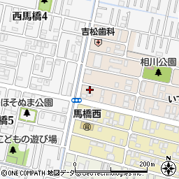千葉県松戸市西馬橋相川町155周辺の地図