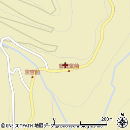 長野県木曽郡王滝村松越周辺の地図