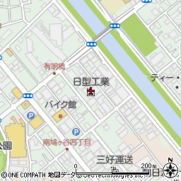 日型工業周辺の地図